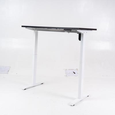 China Electric Single Motor Adjustable Two-stage (Height) Standing Desk With 4 Anti-collision Memories for sale