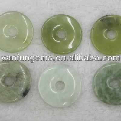 China No customized hotsale 30 mm or 20-50 mm new cheap jade round donut for sale