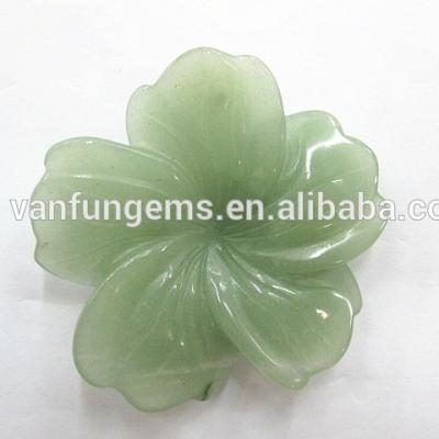 China Natural Gemstone All Over Wholesale Carving Flower Beads for sale