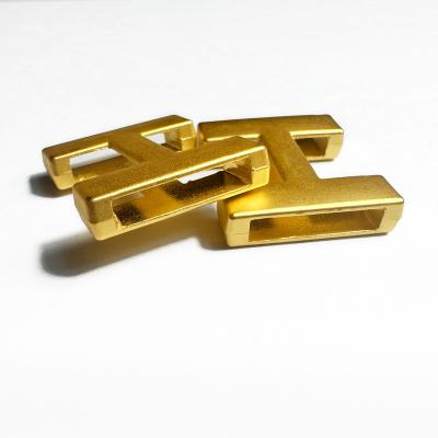 China - Belts Buckles and Accessories: Metal slide letter charms, custom belt fittings for clothing and jewelry. for sale