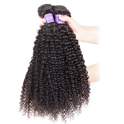 China Factory Curly Curly 100% Kinky Curly Hair Wholesale 3 Bundles Grade 9A Hair Weaves Natural Color Hair Extensions for sale