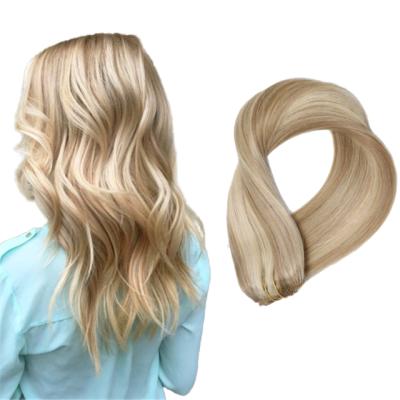 China European Wholesale Silky Straight Double Ended Hair Clip In 7 Pieces Seamless Clip In Hair Extensions for sale