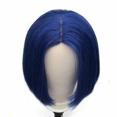 China Machine Made Straight Full Front Wig Unprocessed Human Hair Virgin Hair Bob Wigs for sale