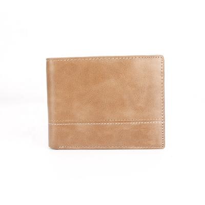 China RFID Leather Wallet Rfid Card Wallet Handmade Leather Guangzhou Factory for sale