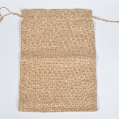 China Wholesale 25*35cm Potato Tote Sack Run Large Recyclable Burlap Bags Bags Sandbags Jute Sack Pouch for sale