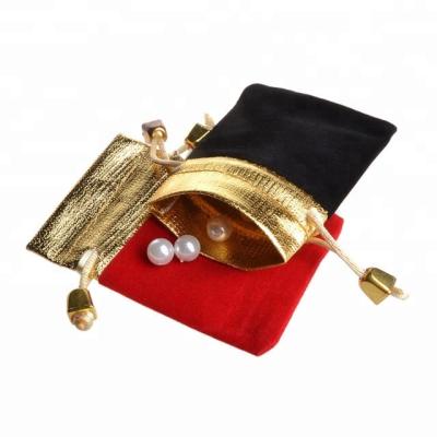 China 7*9cm Recyclable Wholesale Promotional Velvet Material Small Velvet Pouches For Jewelry for sale