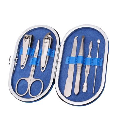 China Popular Original Factory 7 Pcs Nail Clippers Travel Manicure Set Pedicure Tool Beauty Set for sale