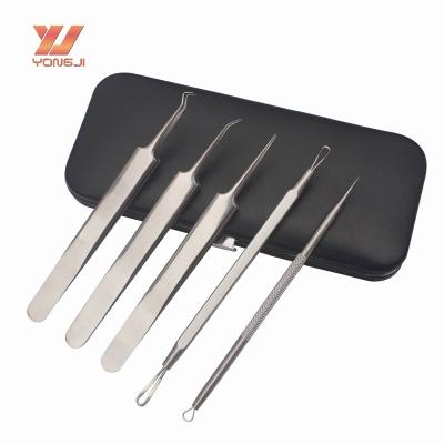 China Black Head Removal Factory Hot Sale Stainless Steel Button Blackhead Remover Pin Blackhead Remover Tool for sale