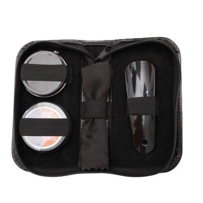 China Shine Leather Chinese Shoe Private Labeling Kit Shoe Care Kit PU Factory Instant Beauty Set for sale