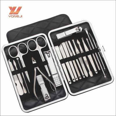 China Beauty Salon Personal Care Stainless Steel Manicure Set Titanium With Best Service And Low Price for sale