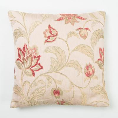 China Classic Anti-Decubitus Tile Running Floral Decorative Shape Jacquard Cushion Covers Decorative Pillow For Sofa for sale