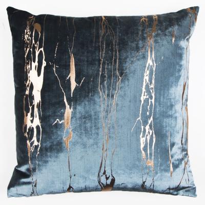 China Anti-Decubitus High Quality Warm Print Velvet Gold Cushion for sale