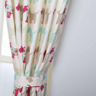 China Blackout Grommet 100% Polyester Printed Insulated Window Curtain For Living Room And Bedroom for sale