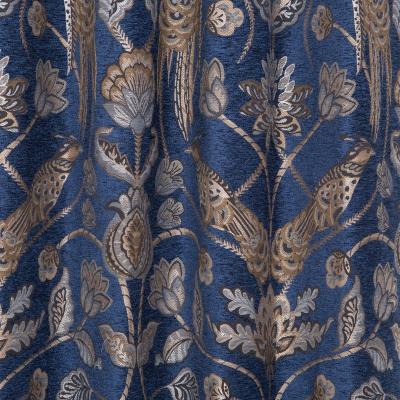 China wholesale american style jacquard insulated high quality thick curtain for living room/ for sale