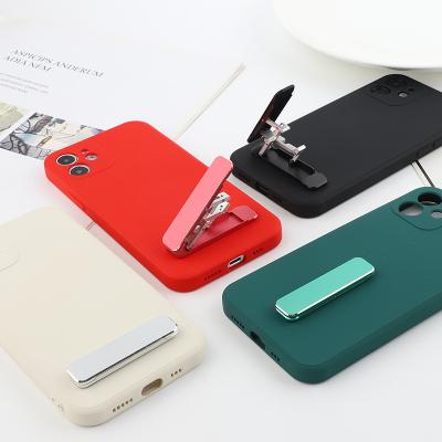 China Mini Tik ToK Adjustable Folding Portable Lazy Bracket Cell Phone Shell Case Support Back Paste Phone Holder for sale