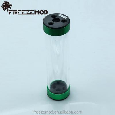 China FREEZEMOD 240mm CPU Reservoir Computer Water Cooling Acrylic Reservoir OD60mm With Aluminum Top YSX-PMD24-G for sale