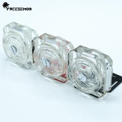 China Water Cooling Pump D5 Cover Combo Transparent Reservoir RGB AURA.PJ-D5BGT for sale