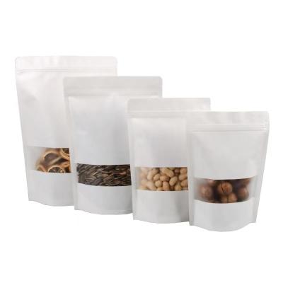 China Aseptic China suppliers reusable with zipper food packing kraft paper stand up bag for sale