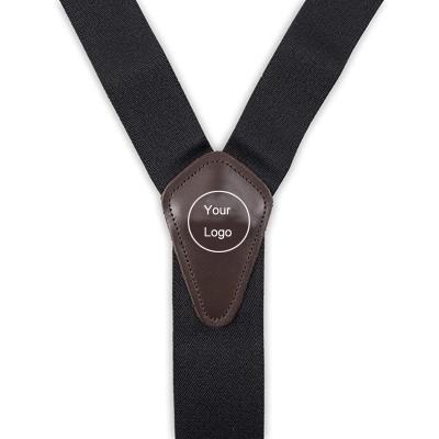 China High Quality Elastic Suspenders Men's Belt Webbing Tool Suspender With Clips And Garment Leather Outdoor Working Accessories for sale