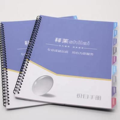 China paper & Factory Custom High Quality Cheap Price Spiral Book Printing Paperboard for sale