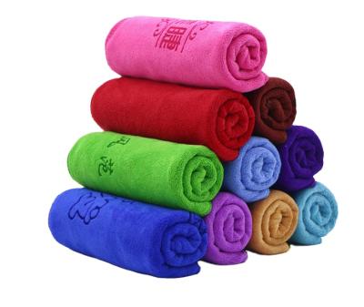 China Custom logo QUICK DRY microfiber hand towel microfiber towel quick dry wholesale for sale