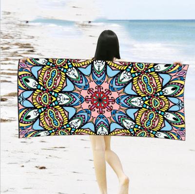 China Appropriate Price Kid Safe Microfiber Turkish Beach Towels With Logo Custom Print for sale