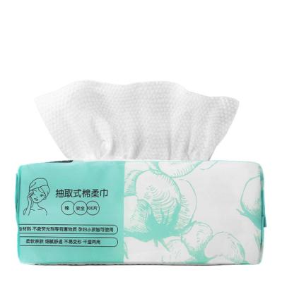 China 2021 Factory New Design Child Safe Disposable Face Towel 100% Drying Towels Wholesale Cotton 400 Gsm Disposable Face Hole Towels for sale