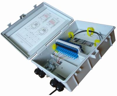 China 1 * 16 base de la caja 24 de la terminación del cable de la caja de distribución de la fibra para el sistema de FTTH en venta