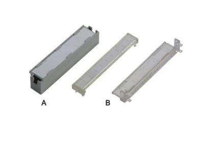China Gris 100 tenedores de etiqueta plásticos del módulo del bloque de terminales de los pares para el capítulo del soporte de la parte posterior del LSA en venta