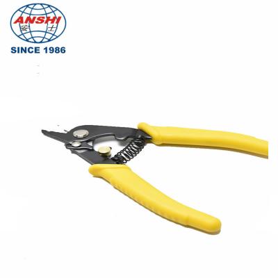 China Three Hole Fiber Optic cable stripper Tools With TPR Handle 6