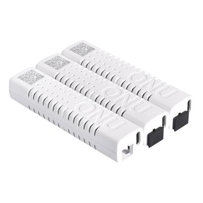 China Interfaz Ethernet 1*10/100M /1000M, 1 interfaz XPON, carcasa de plástico XPON ONU, fuente de alimentación externa en venta