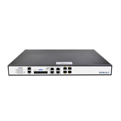 中国 AS-OLT-04A GPON OLT Supports 1/64 Split Ratio Can Access 256 ONU Users At The Same Time 販売のため