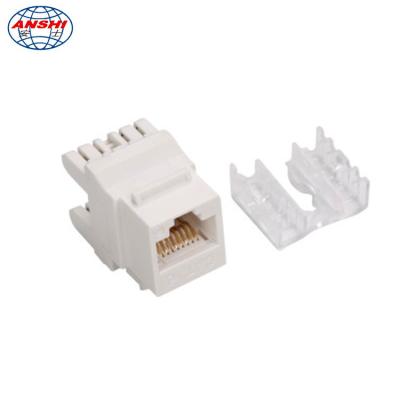 Κίνα 100% δοκιμή RJ45 CAT6 UTP βάση Jack ο μορφωματικός Jack Fluck περασμάτων 180 βαθμού προς πώληση