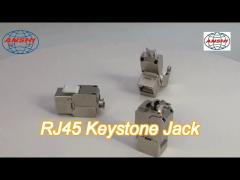 Cat5e CAT6 CAT6A CAT7 RJ45 Toolless Shielded STP Keystone Jack