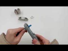 Keystone Jack Shiled Type Installation Instruction