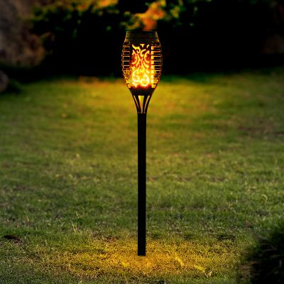 China ENJOYSOLAR Residential Solar LED Light Garden Landscape Yard Light with Flame Effect Dancing Flame Light Outdoor Waterproof IP65 Hot Selling for sale