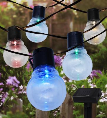 China Garden Lighting Solar Powered Retro Bulb String Filament Decorative Lights Bulb For Outdoor Garden Decoration for sale