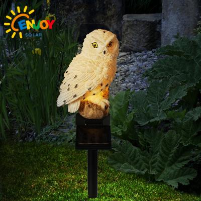 China Automatic On/Off Switch Solar Outdoor Solar Garden Lights Solar Pathway Light with Owl for sale