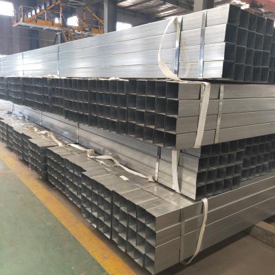 China Liquid Carbon Square Black Steel Pipe Tianjin ERW Pipe Section Rectangular Hollow Steel Pipe Tube for sale