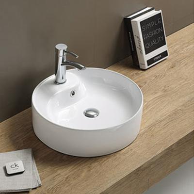 China Chinese Eco-friendly Supplier Single Hole Ceramic Bathroom Sink, Countertop Ceramic Bathroom Sink for sale