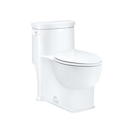 China Foshan WC Double-flush ceramic bathroom washdowm good quality one piece toilet bowl for sale