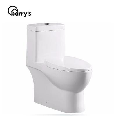 China China Supplier Sanitary Washdown Double-Flow Ceramic Double Ware Double Strap 305/250MM One Piece Toilet for sale