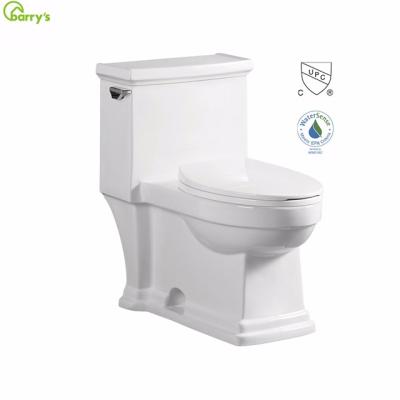 China Chinese White Ceramic Double-Flow Sanitary Ware Double Flush Wc Water Saving One Piece Bathroom Toilet for sale