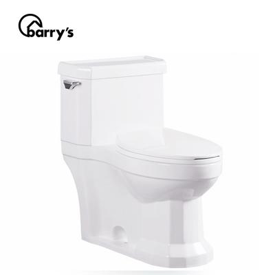 China Double-Flow China Supplier Sanitary Ware Bathroom Ceramic WC One Piece Toilet for sale