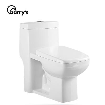 China Double-Flow Toilet WC Modern Bathroom Tightly Coupled Seat Soft Narrow White Ceramic for sale