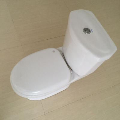 China Competitive Price of Double-Flow Two Piece Ceramic Toilet for East Africa and MI for sale