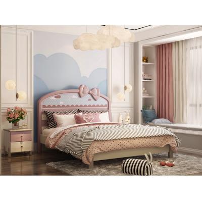 China Colorful Fashion Wholesale Modern Baby Kids Bedroom Furniture Kids Bed for sale