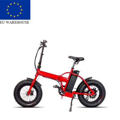 China Aluminum alloy 36v 350w chopper china e bikes folding fat small wheel 16inch EU stock 2022 for sale