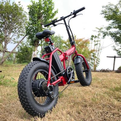 China Aluminum Alloy Mini Fat 16 Inch New Model 36V 350W Electric City Bicycle Snow Folding for sale