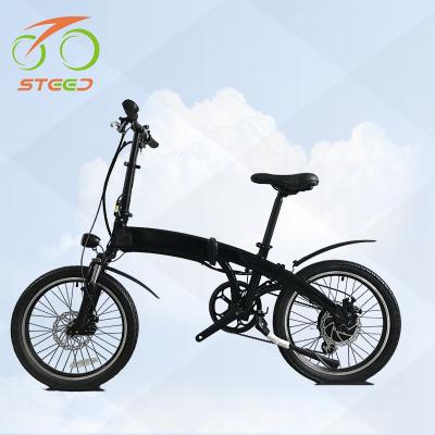 China Aluminum alloy 20 inch hidden battery foldable ebike for adults for sale